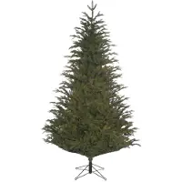 Black Box Frasier Kunstboom - Kerstboom met Grillige Natuurlijke Vorm - PE Naalden en Scharnierconstructie - Kerstversiering voor Binnen - H155 x D109 cm - Groen