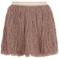 Like Flo Meisjes Rokken Sil Flo Fringes Skirt - Bruin - Maat 122/128