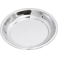 Quo Vadis Kerstliederschotel, rond, zilver, glad