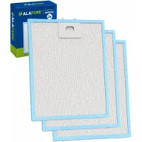 Alapure 3x Metaalfilter voor Zanker 4055081220 300x253x8mm