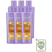 Unilever 6 x Andrélon Oil & Care Shampoo voor droog en kroeshaar, 250 ml - Voordeelverpakking - 6 stuks