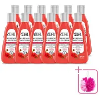 Guhl 12 x - Shampoo - Kleurbehoud & Verzorging - 250 ml - Bulkverpakking - Kleurbehoud haar - Douchemop - Gekleurd haar verzorging