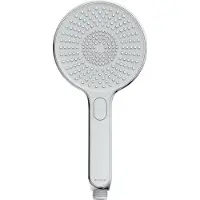 Schutte KARIBIK Handdouche - Douchekop rond - Chroom/Lichtgrijs