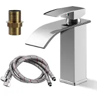 Merkloos Solidchoice - Waterfall Design Badkamer Mengkraan van Roestvrij Staal