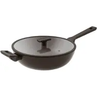 Sambonet Titan Pro Aluminium schwarz Wokpfanne 30 cm mD S0195-S00565-S2150 51043-80