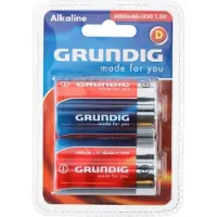 Merkloos Grundig D Alkaline Batterijen - 2 stuks