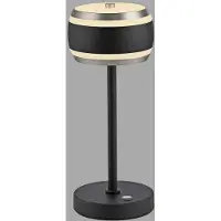Paul Neuhaus Led tafellamp Pure Falling Rings black pearl
