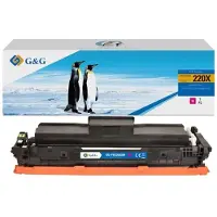G&G Toner vervangt HP 220X, W2203X Compatibel Magenta 5500 bladzijden GG-PH2203XM NT-PH2203XM-B-V2-S1