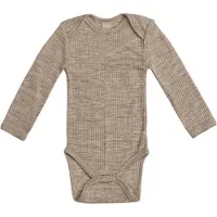 Smallstuff Romper Lange Mouw - Maat 62 - Merino Wol - Nature Melange