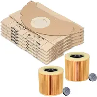 Dripio 20 stofzuigzakken + 2 filters voor Kärcher WD2/MV2