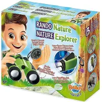 Buki France Buki - Natuur - Ontdek de natuur - Set om op avontuur te gaan in de natuur - Verrekijker, Kompas, Hoofdlamp, Stappenteller
