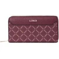 L.credi portemonnee Filiberta Zip Around Wallet Cherry Shade (rood)paars