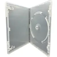 Markenlos DVD-hoezen - CD-hoezen - Opbergboxen - Transparante hoezen - 50 stuks - 6-3/4" x 5-5/16" x 1/2"