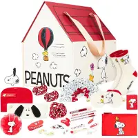 Dripio Adventskalender voor beautyproducten 2026 – 24 stuks, met Snoopy-thema