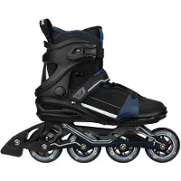 Nijdam Inline Skates - Alu chassis - Circuit Cruiser - Maat 41 - Zwart