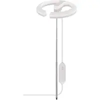 Emos LED-kweeklamp voor kamerplanten en vetplanten, ronde lamp voor orchideeën met timer, in hoogte verstelbaar, 300lm, 1,7 meter USB-kabel, Z7902