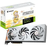 Gigabyte AORUS GeForce RTX 5060 ARI 8G, GeForce RTX 5060, 8 GB, GDDR7, 128-bit, 7680 x 4320 pixels, PCI Express 5.0