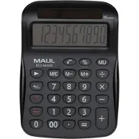 MAUL Bureaurekenmachine ECO MJ 555 LCD-scherm 1-regelig, 10 cijfers Solar 15.4 x 11 x 2.7 cm wit