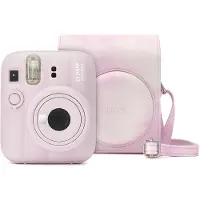Fujifilm mini 13 Bundel - Instant camera + 1 x 10 stuks film cameratas & stickers - Candy Pink - Alleen verkrijgbaar bij bol