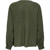 ONLY Blouse 'ONLMoon' crème / olijfgroen