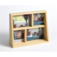 Walther design Rustic - Fotolijst - Fotoformaat 2x10x10 cm + 2x10x15 cm - natuur