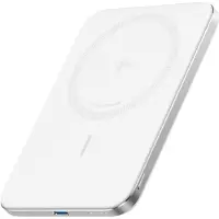 Anker Nano Powerbank 5.000mAh 15W, slank, magnetisch, ultradun (0,86 cm), Qi2, wit