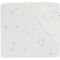 Jollein Hoeslaken Jersey 70/75x140/150 cm Twinkling Sea Green