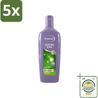 Andrélon 5 x - Iedere Dag - Shampoo - 450 ml - Wasstrips - Shampoo Dagelijks - Haar Verzorging - Fris Haar - Gezond Haar - Zonnebloemextract