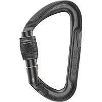 Edelrid Pure Screw Karabiner (Maat 000, Zwart)