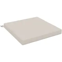 vidaXL Zitkussens SOEST 100% Polyester Wit 80 x 80 x 7 cm