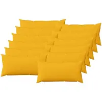 vidaXL Kussensloop 12 st HEERLEN Licht Geel 40 x 80 cm Stof