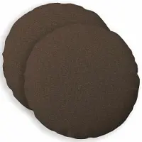 vidaXL Kussensloop 2 st HEERLEN Taupe Diam. 50 cm Stof