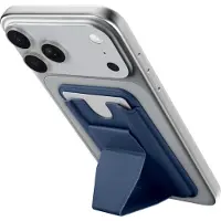 Cazy magnetische Kaarthouder - FingerGrip - Inclusief Standaardfunctie - Compatibel met MagSafe - Blauw