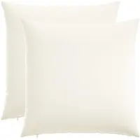 vidaXL Kussensloop 2 st HEERLEN Wit 60 x 60 cm Stof