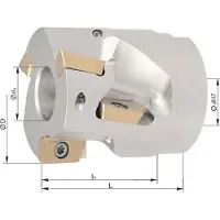 Format Mantelkopfrees, 90° met IKmet inwendige koeling Z 3 50mm