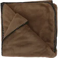 Unique living - Plaid Jade 140x180cm - Rocky Brown