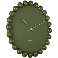 Karlsson Cadiz Dotty Wandklok | Ø40cm | Luxury groen