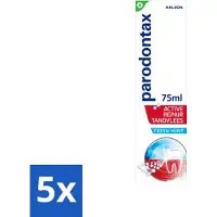 Parodontax 5 x – Tandpasta – Active Repair Fresh Mint – 75 ml - Voordeelverpakking - 5 stuks