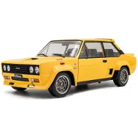 Solido Fiat 131 Abarth '80, geel schaal 1:18