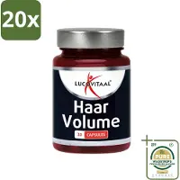 Lucovitaal 20 x - Supplement - Haar Volume - 30 Capsules - Grootverpakking - Haar Groei - Haar Volume - Haar Kracht - Haar Pigmentatie - Haar Bescherming
