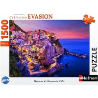 Ravensburger puzzel, 1500 stukjes - Manarola, Italië, 1500 stukjes, Stad, 14 jaar/jaren