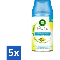 Air Wick 5 x Freshmatic - Luchtverfrisser Navulling - Pure Essentiële Oliën Verfrissend - 250ml - Voordeelverpakking - 5 stuks