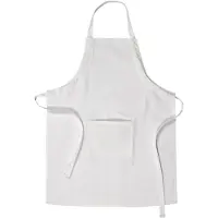 Creativ Company Katoenen Schort met Zak M-XL cm Wit