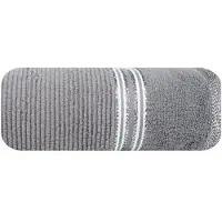 Eurofirany Zilveren Badhanddoek Filon 50x90 cm - Zacht en Absorberend
