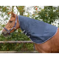 QHP Outdoordeken Losse Hals Luxe 200gr Donkerblauw - XS