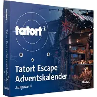 Franzis 67277 - Tatort Escape Adventskalender: "O, deze dodelijke kersttijd", een escape room met 24 spannende raadsels voor de adventsperiode