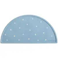 Mushie Siliconen placemat, White Madeliefje