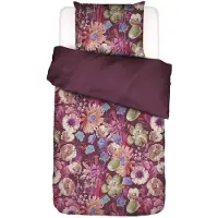 Essenza Violesta Dekbedovertrek Biologisch Katoensatijn Mauve wine - Eenpersoons – 140x200/220 cm