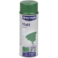Spectrum Spuitverf Mat Groen 400 ml - Voor gebruik binnen- en buitenshuis - Verf