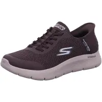 SKECHERS GO WALK FLEX - HANDS UP Heren Instappers - Chocolate